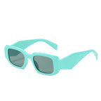 Personalized Plastic Trimmed Square Sunglasses