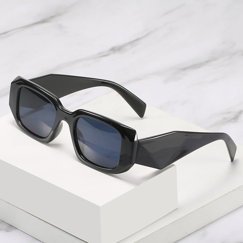 Personalized Plastic Trimmed Square Sunglasses