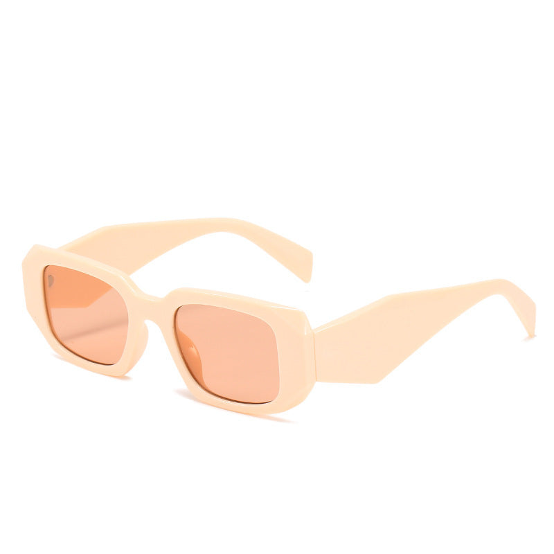 Personalized Plastic Trimmed Square Sunglasses